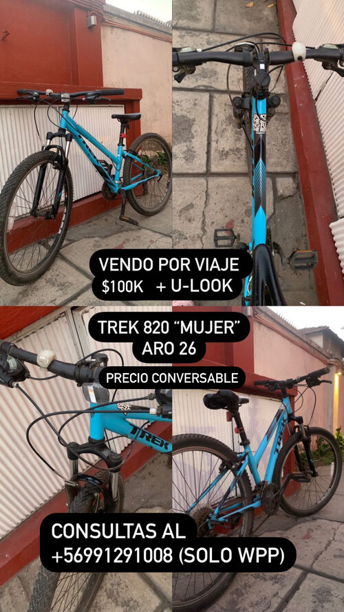 Trek 820 discount aro 26 mujer